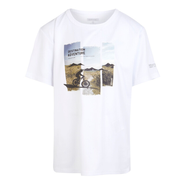 Regatta Kinderen/kinderen alvardo viii fietst-shirt UTRG9722_white large