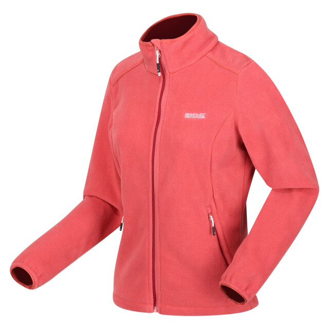Regatta Dames floreo iv full zip fleece jas UTRG7390_mineralred large