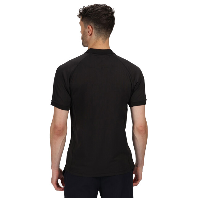 Regatta Professioneel heren coolweave poloshirt met korte mouwen UTRG2161_black large