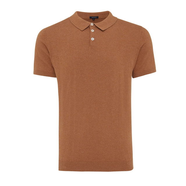 Tresanti Trevor | pullover short sleeve cotton/cashmere | brown TRKWIA003-400 large