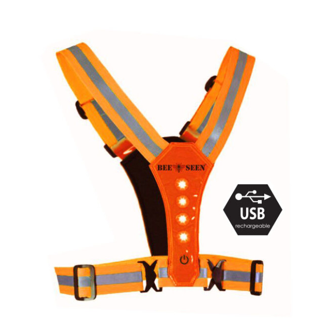 Bee Sports led harness usb orange - 048729_540-NVT large