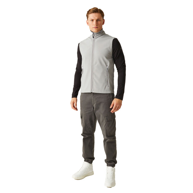Regatta Heren ascender softshell 2-laags bodywarmer UTRG9988_mineralgreyblack large