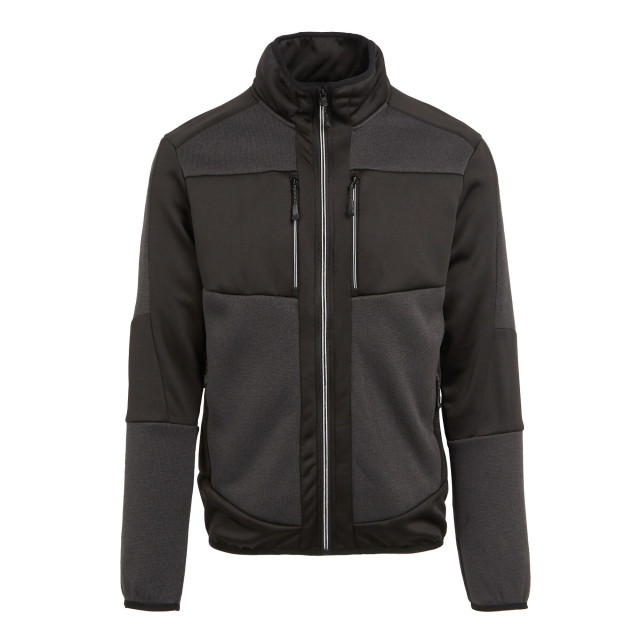 Regatta E-volve gebreide stretch midlayer voor volwassenen UTRG9997_ashblack large