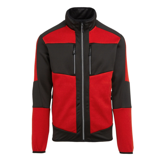 Regatta E-volve gebreide stretch midlayer voor volwassenen UTRG9997_classicredblack large