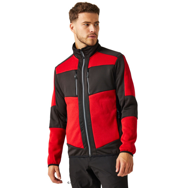 Regatta E-volve gebreide stretch midlayer voor volwassenen UTRG9997_classicredblack large