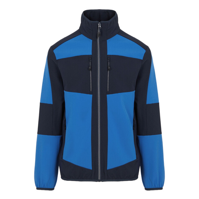 Regatta E-volve 2-laags soft shell-jack voor volwassenen UTRG9991_strongbluenavy large