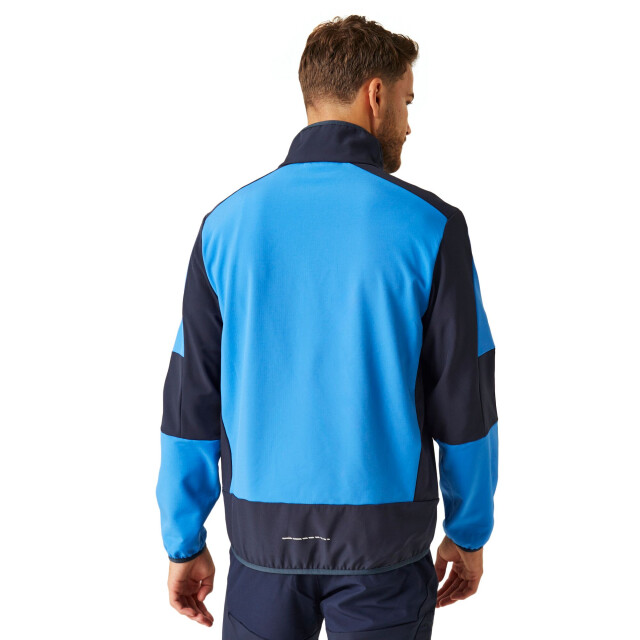 Regatta E-volve 2-laags soft shell-jack voor volwassenen UTRG9991_strongbluenavy large