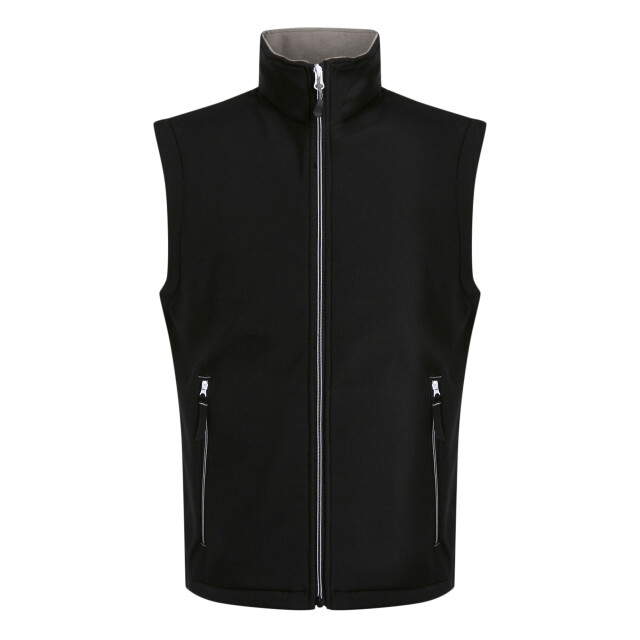 Regatta Heren ascender softshell 2-laags bodywarmer UTRG9988_blackmineralgrey large