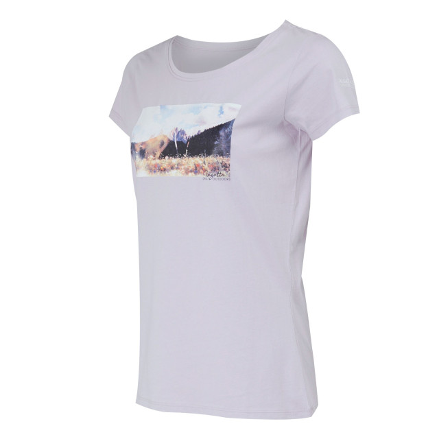 Regatta Dames breezed iv mountain t-shirt UTRG9814_lilacfrost large