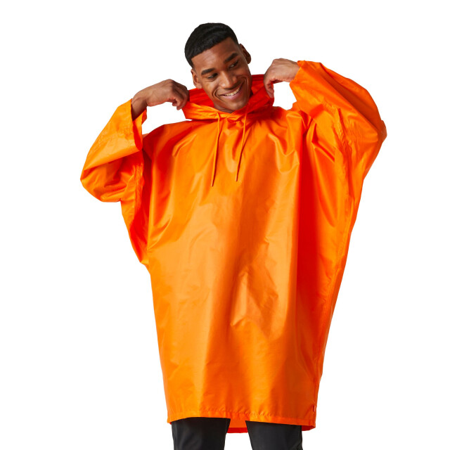 Regatta Heren fedrik waterdichte poncho UTRG9793_persimmon large