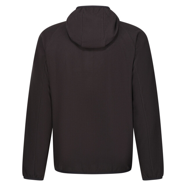 Regatta Heren navigate full zip fleecejack UTRG9711_blacksealgrey large