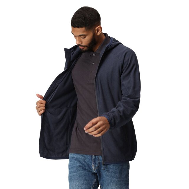 Regatta Heren navigate full zip fleecejack UTRG9711_navysealgrey large