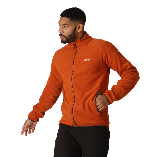 Regatta Heren hadfield full zip fleece jas UTRG7256_burntcopper large