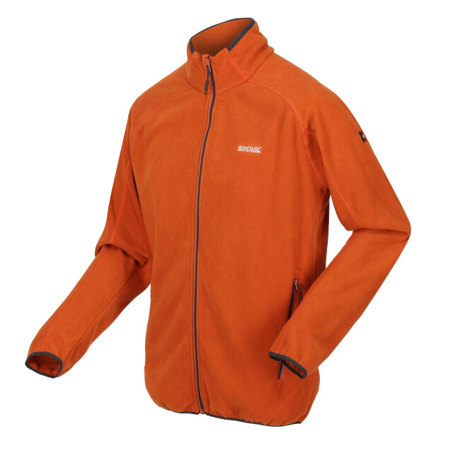Regatta Heren hadfield full zip fleece jas UTRG7256_burntcopper large
