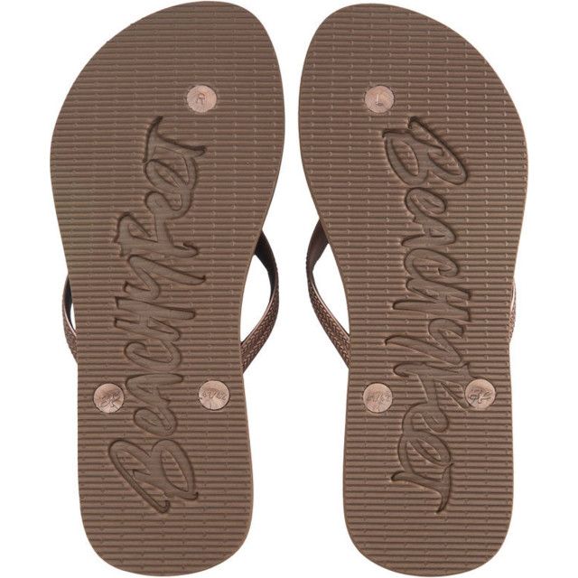 Beachyfeet Teenslipper dames - chocolate Beachyfeet Teenslipper Dames - Bruin - Chocolate large