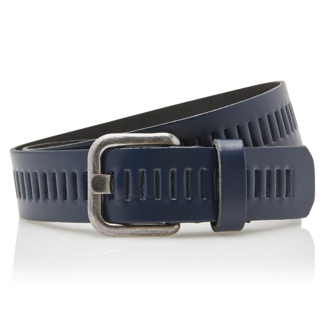 Timbelt 427 riem heren riem dames leder blauw Timbelt 427 - Riem Heren - Riem Dames - Leder - Blauw large