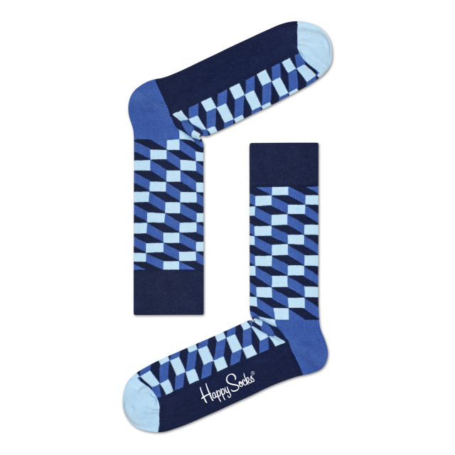 Happy Socks Optic sokken blauw/donkerblauw Happy Socks Optic Sokken - Blauw/Donkerblauw large