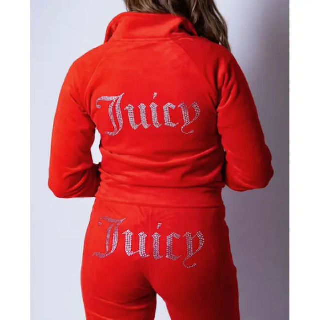 Juicy Couture Tanya track top with tina track pants JCAPW044 large