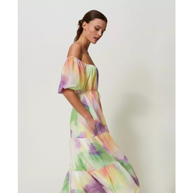 Twin-set Midi-jurk met tie-dye-effect 241LB2HCC large