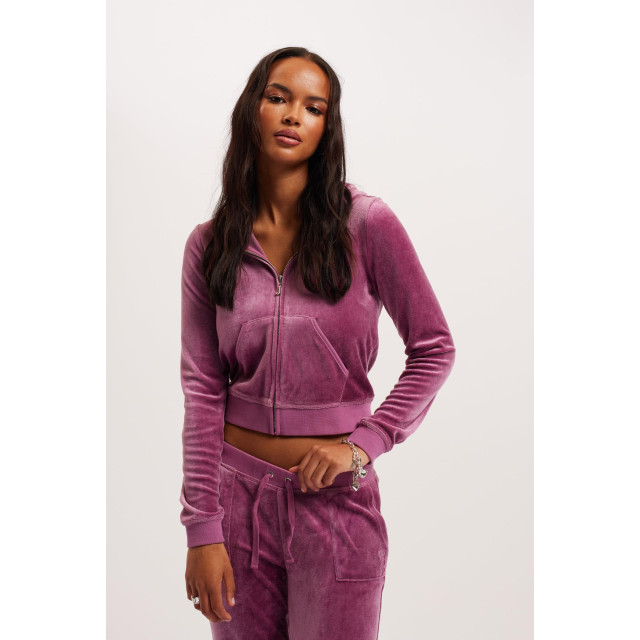 Juicy Couture Hertitage robyn hoodie damson with caisa low rise pants JCSEBJ007 large
