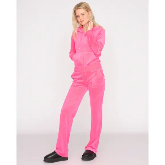 Juicy Couture Robertson classic hoodie with layla low rise flare pants JCSEBJ001EU large