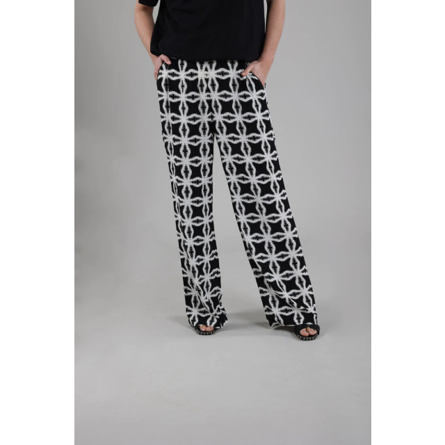 Nukus Josephine pants june black/offwhite SS240321891 large