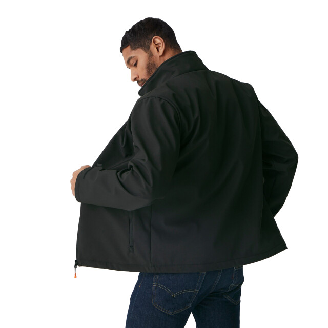 Regatta Heren thermogen verwarmd soft shell jasje UTRG9838_black large