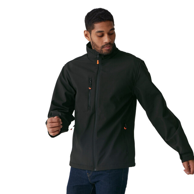 Regatta Heren thermogen verwarmd soft shell jasje UTRG9838_black large