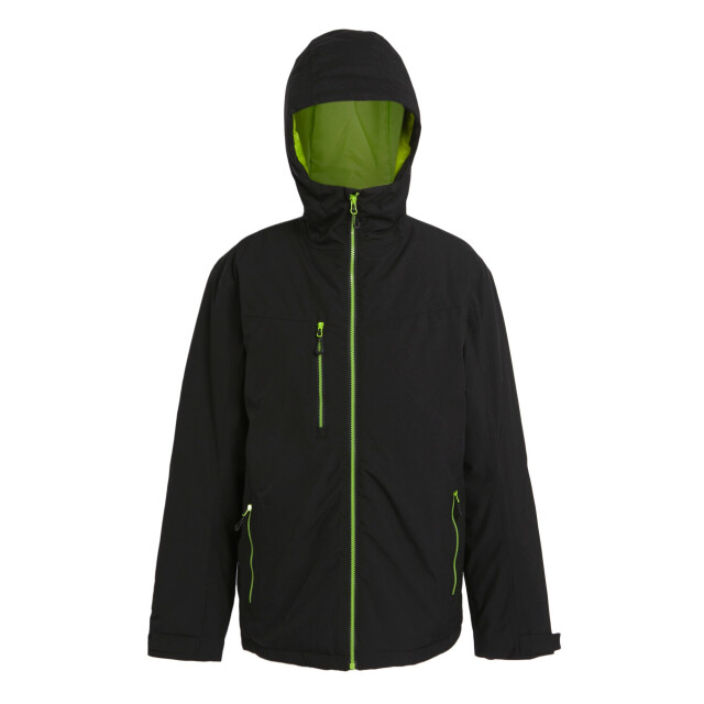 Regatta Waterdichte heren navigate geïsoleerde jas UTRG10010_blacklimegreen large