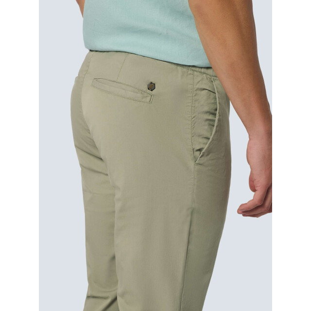 No Excess Broek garment dyed stretch light weight smoke 237060210-049 large