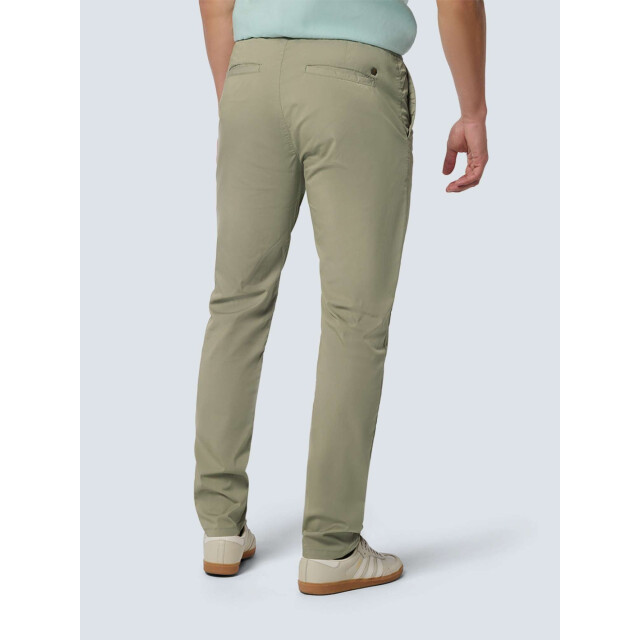 No Excess Broek garment dyed stretch light weight smoke 237060210-049 large