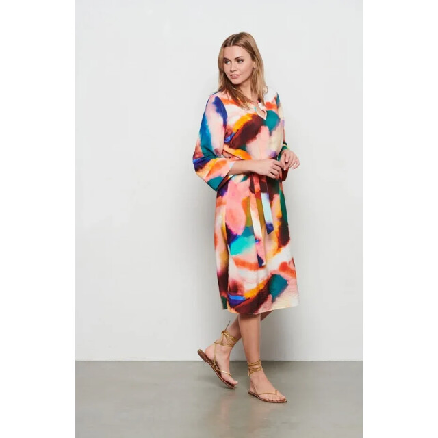 &Co Woman Jurk alessia multi color &Co woman Jurk Alessia Multi Color large
