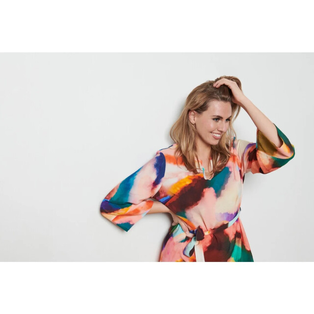 &Co Woman Jurk alessia multi color &Co woman Jurk Alessia Multi Color large
