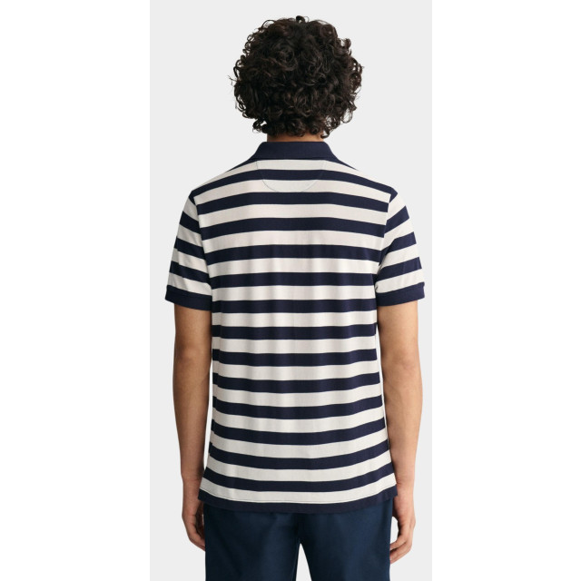 Gant Polo korte mouw stripe ss pique polo 2013040/433 181299 large