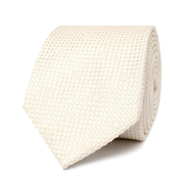 Tresanti Anzi | silk wool blend tie | ivory TRTIIA296-102 large