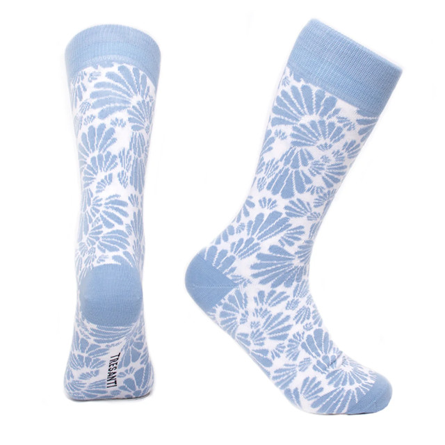 Tresanti Capriano | socks with botanical lines | lilac TRSOIA112-705 large