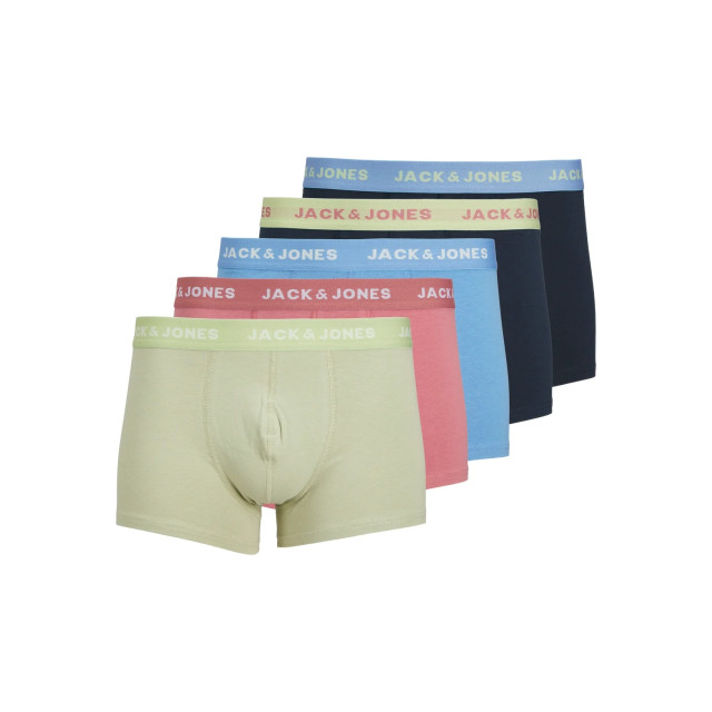 Jack & Jones Heren trunks boxershorts jachudson 5-pack effen 12250226 large