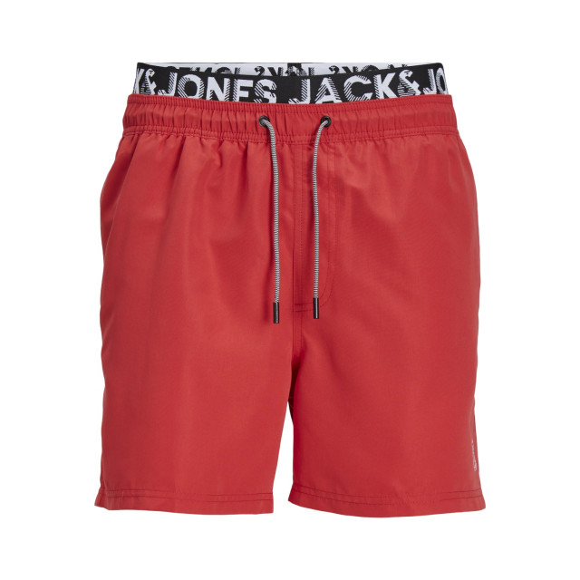 Jack & Jones Jongens zwemshort jpstfiji dubbele waistband 12228535-Rood large