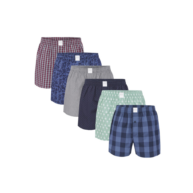 MG-1 Wijde kinder boxershorts jongens 6-pack d300k MG1-300K large