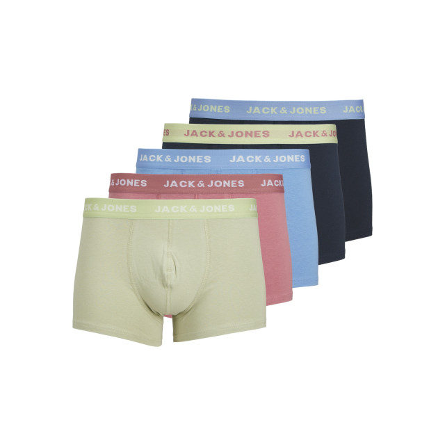 Jack & Jones Heren trunks boxershorts jachudson 5-pack effen 12250226 large