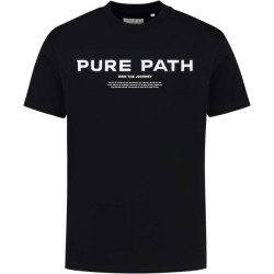 Pure Path Tshirt with front print black