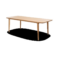 Gazzda Fawn table houten eettafel naturel 220 x 90 cm