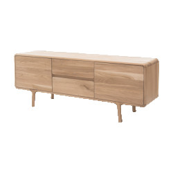Gazzda Fawn sideboard houten dressoir naturel 180 x 45 cm