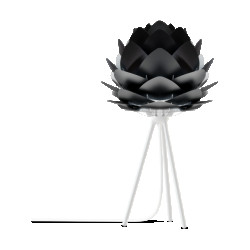 Umage Silvia mini tafellamp black met tripod wit Ø 32 cm