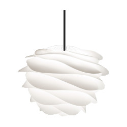 Umage Carmina mini hanglamp white met koordset zwart Ø 32 cm