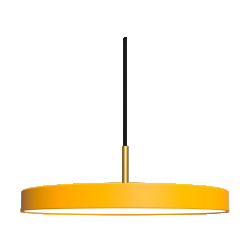 Umage Asteria medium hanglamp saffron yellow met koordset Ø 43 cm