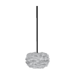 Umage Eos micro hanglamp light grey met koordset zwart Ø 22 cm