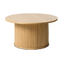 Olivine Lenn houten salontafel naturel Ø90 cm