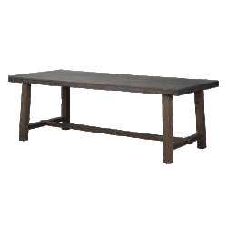 Rowico Home Brooklyn verlengbare houten eettafel donker eiken 220 x 95 cm