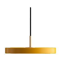 Umage Asteria mini hanglamp saffron yellow met koordset Ø31 cm